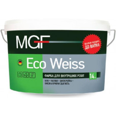 Интерьерная краска MGF Eco Weiss, 1.4 кг.