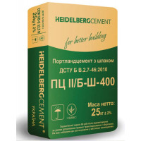 Цемент HeidelberqCement ПЦ-II/Б-Ш-400, 25 кг