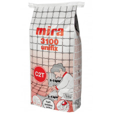 Эластичный клей для плитки Mira 3100 Unifix, 15 кг
