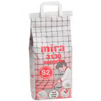 Высокоэластичный белый клей для плитки Mira 3130 Superfix, 15 кг