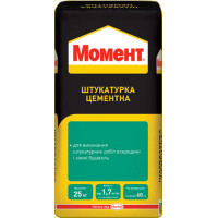 Штукатурка цементная Момент, 25 кг.
