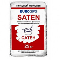 Гипсовая финишная шпаклевка Евро SATENgips, 25 кг.-Гипсовая шпаклевка