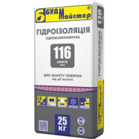 Гидроизоляция однокомпонентная "КРИТТЯ-116" DIKER, БудМайстер, 25 кг