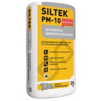 Штукатурка цементно-известковая Siltek PM-10, 30 кг.
