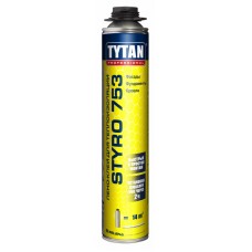 Клей-пена для пенопласта Tytan Styro 753, 750 мл.